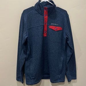 Eddie Bauer Meduim navy blue pullover